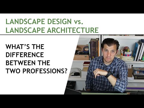 What is the difference between Landscape Design & Landscape Architecture?