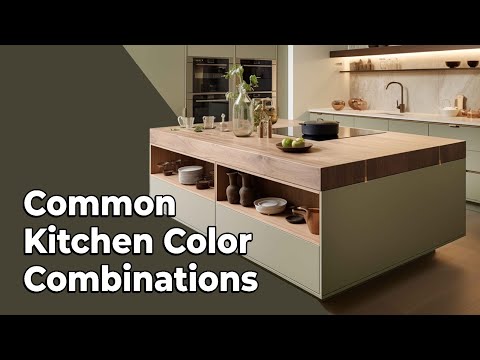 Choosing Kitchen Colors? | Here are the Common Color Combinations for Modular Kitchen | Kuche7 Tips